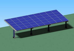 Tettoia fotovoltaica